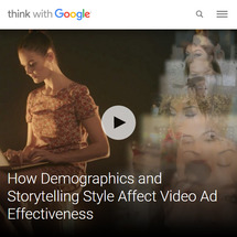 Google Video Ad Effectiveness