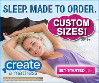Create-A-Mattress Paid Display Ad